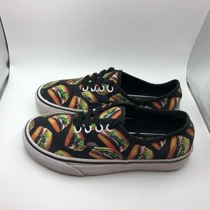 Vans off the wall hamburgers Womens sneakers size 5